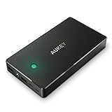 AUKEY 20000mAh Portable Charger with Quick Charge 2.0, Lightning & Micro-USB Input, Dual USB Output for iPhone, Samsung, iPad, LG and More