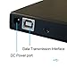External CD Drive，DLIUZ USB 2.0 Portable Slim External Drive, CD/DVD-RW Drive, CD-RW Rewriter Burner For High Speed Data Transfer for Laptop Notebook PC Desktop Computer (2.0Black)