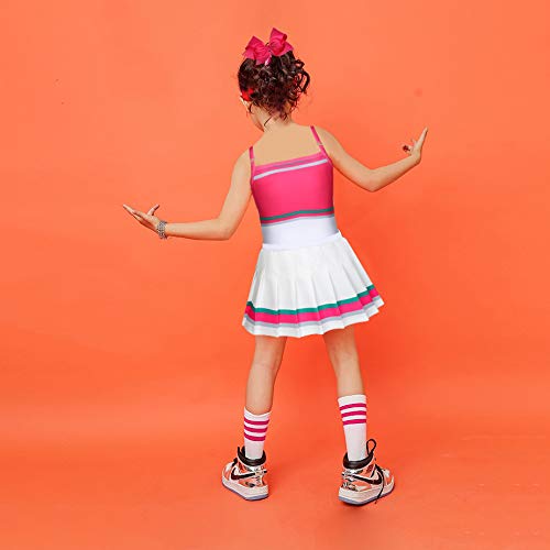 Toddler Cheerleading Dress Zombies Cheerleader Costume For Girls   Alien Addison Costume From Z O M B I E S 3 Movie ZOMBIES 3 Addison Costume - Foto 8