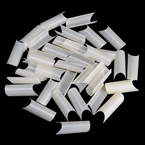 Noverlife 1100pcs Deep C U Curved Square Shape French False Nail Tips 11 Sizes Long Acrylic