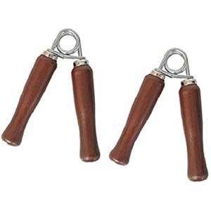 SPORTO FITNESS™ WODDEN Hand Grip (1 Pair)