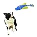 Nerf Dog Large UltraPlush Trackshot Arrowhead Launcher Dog Toy, Blue/Green