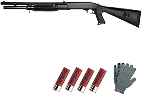 Amazon 3点セット 東京マルイ エアーショットガン M3 スーパー90 マガジンセット 本体 シェルマガジン4本 オリジナル軍手 ショットガン 通販