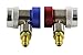 YXGOOD A/C Air Condition Quick Coupler Adapter High&Low Manifold Freon Connector R134A