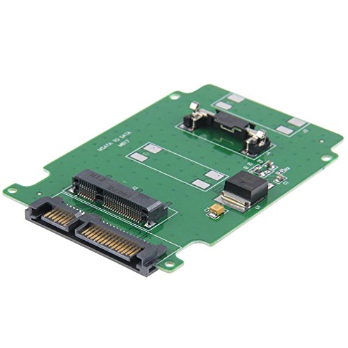 KALEA-INFORMATIQUE 50mm mSATA to SATA adapter for mSATA SSDs