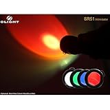 Flashlight Diffuser Filter For Olight SR51 M3X Surefire M6 UB3T (Green)