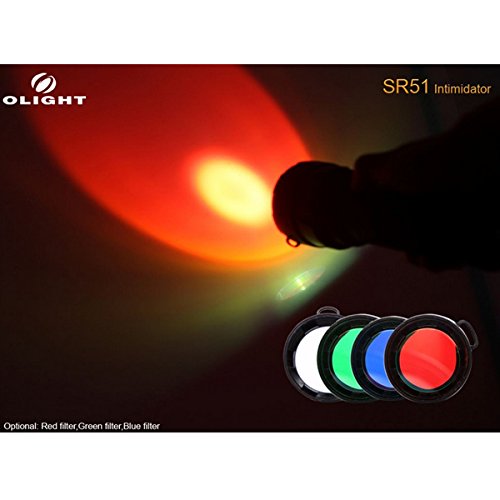 Flashlight Diffuser Filter For Olight SR51 M3X Surefire M6 UB3T (Green)