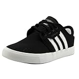 adidas Originals Seeley J Shoe (Little Kid/Big Kid),Black/White/Black,1.5 M US Little Kid