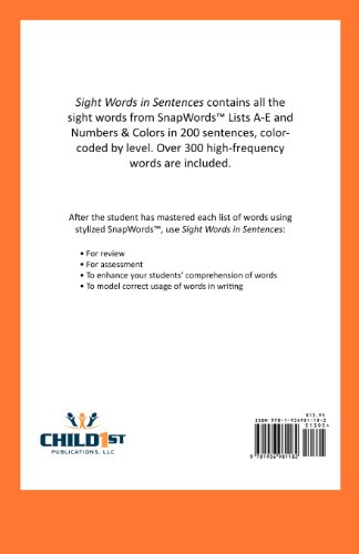 Sight Words in Sentences Learning Aid