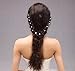 yueton 40pcs Wedding Bridal Pearl Flower Crystal Hair Pins Clips Women Headwear Hair Accessories