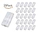 Goege 15 ML Clear Empty Plastic Oval Deodorant Containers Lip Balm Tubes for Lipstick, Crayon,chapstick,homemade Lip Balm,BPA Free (25 Pcs)