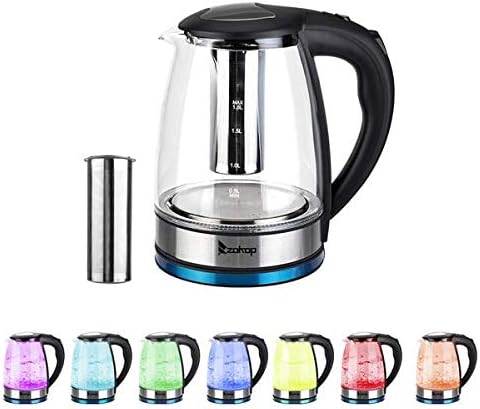 Pagacat 2200W 1.8L High-Grade Stainless Steel Electric Glass Kettle