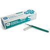 41rLsHbVsLL. SS100 Medpride-Disposable-Scalpel-Blades-10-Sharp-Tempered-Stainless-Steel-Blades-Pack-of-10-Sterile-Scalpel-Knives-Plastic-Handle-Individual-Pouches-for-Dermaplaining-Podiatry-Crafts-More