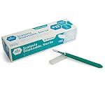 41rLsHbVsLL. SS150 Medpride-Disposable-Scalpel-Blades-10-Sharp-Tempered-Stainless-Steel-Blades-Pack-of-10-Sterile-Scalpel-Knives-Plastic-Handle-Individual-Pouches-for-Dermaplaining-Podiatry-Crafts-More