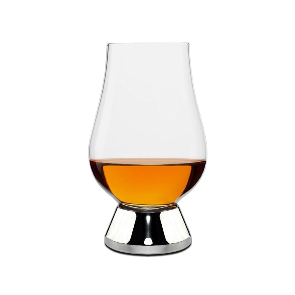 English Pewter Company Wee Glencairn Whisky Glass 70ml with Pewter Base [WGP040]