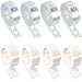 Tatuo Balloon Arch Kit Balloon Garland Decorating Strip Kit 2 Rolls Balloon Tape Strips with 2 Rolls Balloon Glue Points Stickers