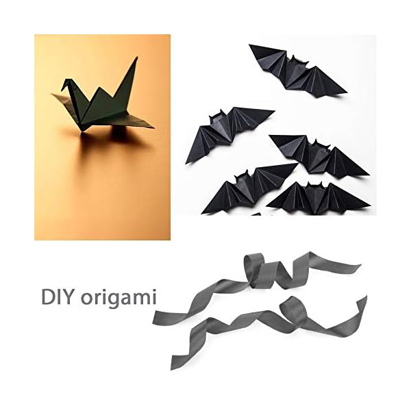 Panngu 50 Blätter Bastelkarton schwarz, 230 g/m², DIN A4, Qualität Vintage Craft Card für DIY I Zum Selbstgestalten… – Bild 3
