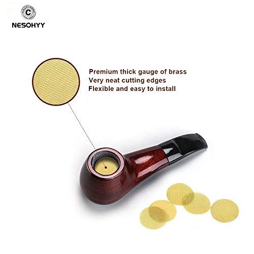 200 Pieces Pipe Screens Brass Screens, Premium 3/4 Inch Pipe Screens