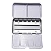 MEEDEN Empty Watercolor Tins Palette Paint Case with 6 Pcs Full Pans