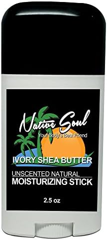 Native Soul Ivory Shea Butter Unscented Natural Moisturizing Stick (2.5oz)
