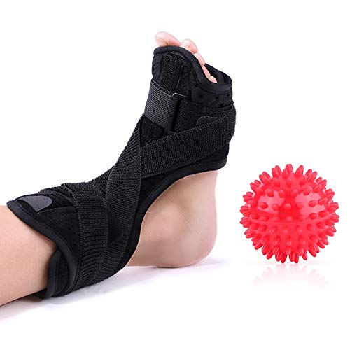 TOPINCN Ankle Brace, Foot Drop Night Splint Orthotics Fracture Sprain
