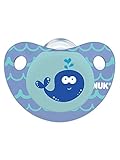 NUK Cute as a Button Pacifier, 6-18 Months, Sea Creatures/Boy, 1 pk