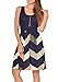 Poulax Women Casual Sleeveless Summer Dresses Swing Elastic Cover Up Tank Sundress with Pockets,Orange,L