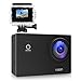 Sports Action Camera 1080P 12MP Waterproof Helmet Camera Underwater Cam with 170 Wide Angle and Rechargeable Battery