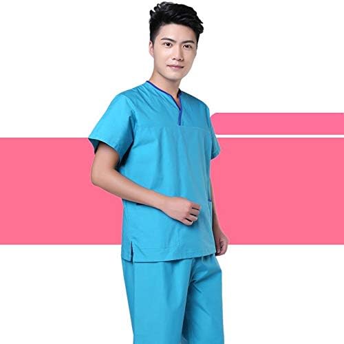 OPPP Medical coat Medical clothing cotton scrub medical suit uniform medical scrub set ladies men dentist, pet doctor