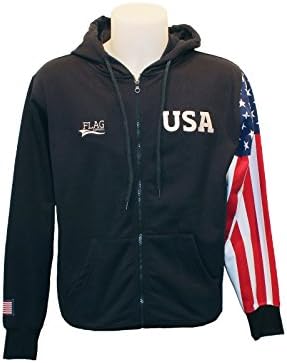 Flag Hoodie American Flag Hoody Large Navy Blue By Flagsapparel