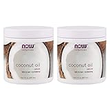 Now Foods Pure Coconut Oil, 7 oz (Pack of 2)