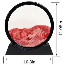 HYUGF Moving Sand Art Picture Decor, 3D Deep Sea