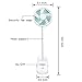 USB Portable Clip On Stroller Fan, 3 Speeds Flexible Bendable Mini Personal Desk Electric Fans with 2000mAh Rechargeable Battery Operated Quiet Cooling Oscillating Fans for Bed, Dorm, Car (White)