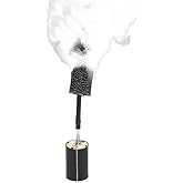 Mini Fog Machine,Smoke Machine for Outdoor Events DJ Parties Photography,Indoor Stage Effects,Halloween (slim circle black)