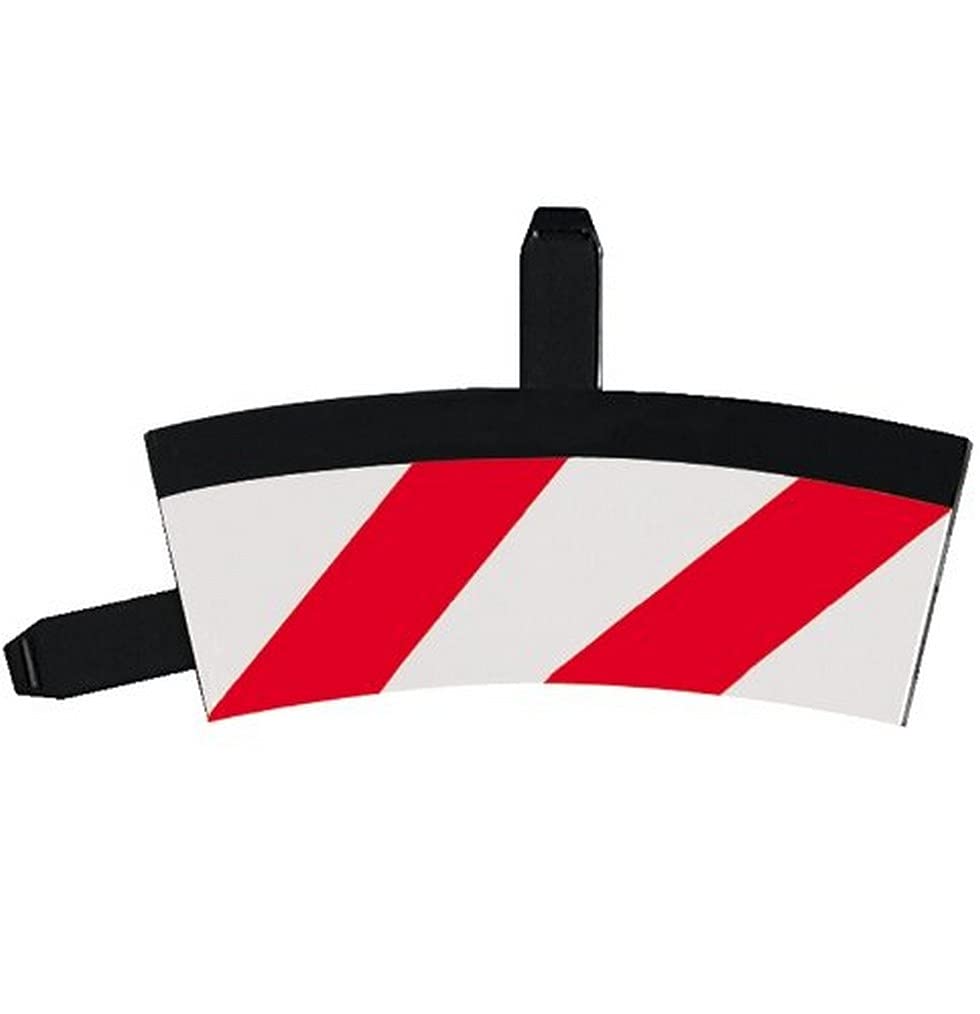 Carrera 20020569 Digital 124 Red/White Inside Shoulder Strip (x6) & End Piece (x2) for 1/30° Banked Curve-1:24 Track Slot Car Accessory, Multicoloured