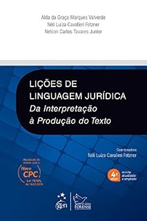 Livro Lições de Linguagem Jurídica - Da Interpretação à Produção do Texto