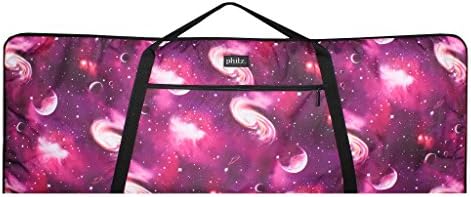 Keyboard Sleeve Bag, 88-Key Gig Bag, Durable, Padded, Purple Cosmos by Phitz