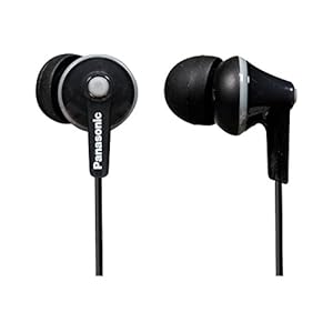 Panasonic RP-HJE125-K Headphones, Black