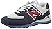 New Balance Men's 574S Sport Sneaker,navy/chili pepper,10.5 D US