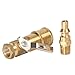SHINESTAR RV Propane Quick Connect Fittings for Propane Hose, 1/4