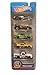 Hot Wheels 2017 Track Stars 5-Pack ~ Epic Fast, Quick n' SIK, Street Shaker, Time Tracker, Circle Trucker (All Part of The HW Racing Team)