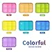 VitmdtX Colorful Pill Organizer, Weekly Rainbow BPA Free Travel Case 7 Day Pill Box with Unique Drawer Design for Pills, Vitamin, Fish Oil, Supplements