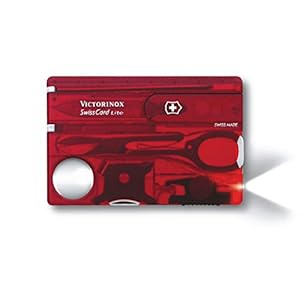Victorinox Swiss Card Lite Ruby Red Army Knife (0.7300.T)