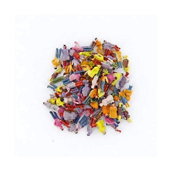 asdfwe New 100pcs Gemalte Modellbahn Menschen Figuren Spur N (1 Bis 150)