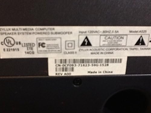 dell zylux a525 speaker system with subwoofer