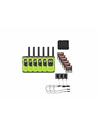 Motorola FRS/GMRS T600 Two-way radios/Walkie Talkies Recargable & Totalmente impermeable, 6 Pack