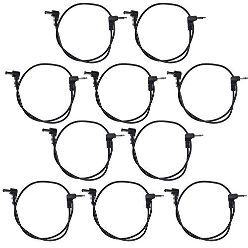 Voodoo LabCable 3.5mm Mini Plug Positive Tip Right-Right 18" 10 Pack Bundle