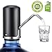 Water Bottle Pump 5 Gallon, USB Charging Portable Electric Drinking Water Bottle Pump Dispenser [2000MA Battery Powered](Black)
