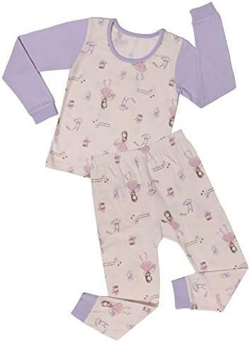 ChummyChummy Soft Cotton Girls Pajamas Little Kids Pjs Sets Clothes US 5~6Y/Asia 65 (KGSPJ014)