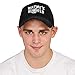 COMCANROLL Wayne's World Adult Adjustable Black Baseball Hat Cap